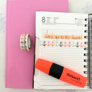 Agenda - Highlighter - Washi tape